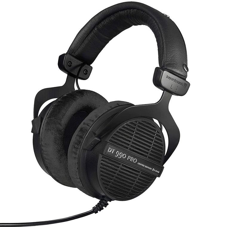 Beyerdynamic, DT 990 PRO 80 OHM BLACK, słuchawki studyjne, otwarte