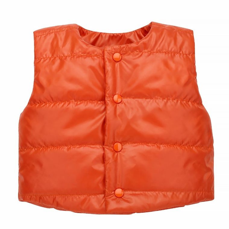 Bezrękawnik chłopięcy, pomarańczowy, Orange Flip, Pinokio