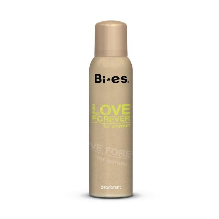 Bi-es, Love Forever zielona, dezodorant, spray, 150 ml