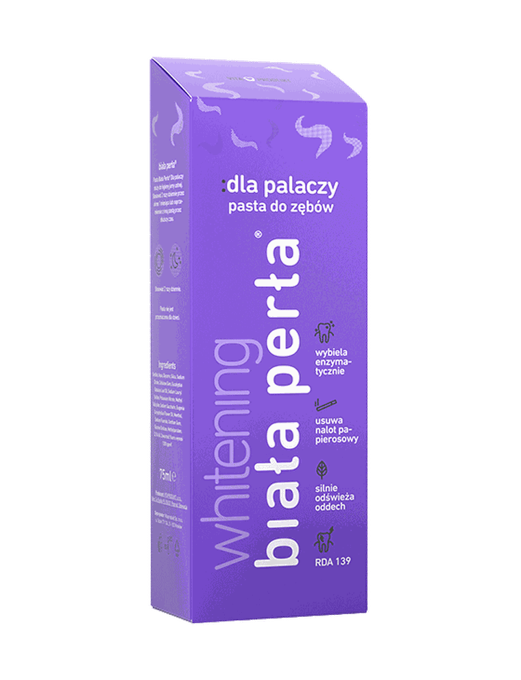 Biała Perła, pasta do zębów dla palaczy, 75 ml