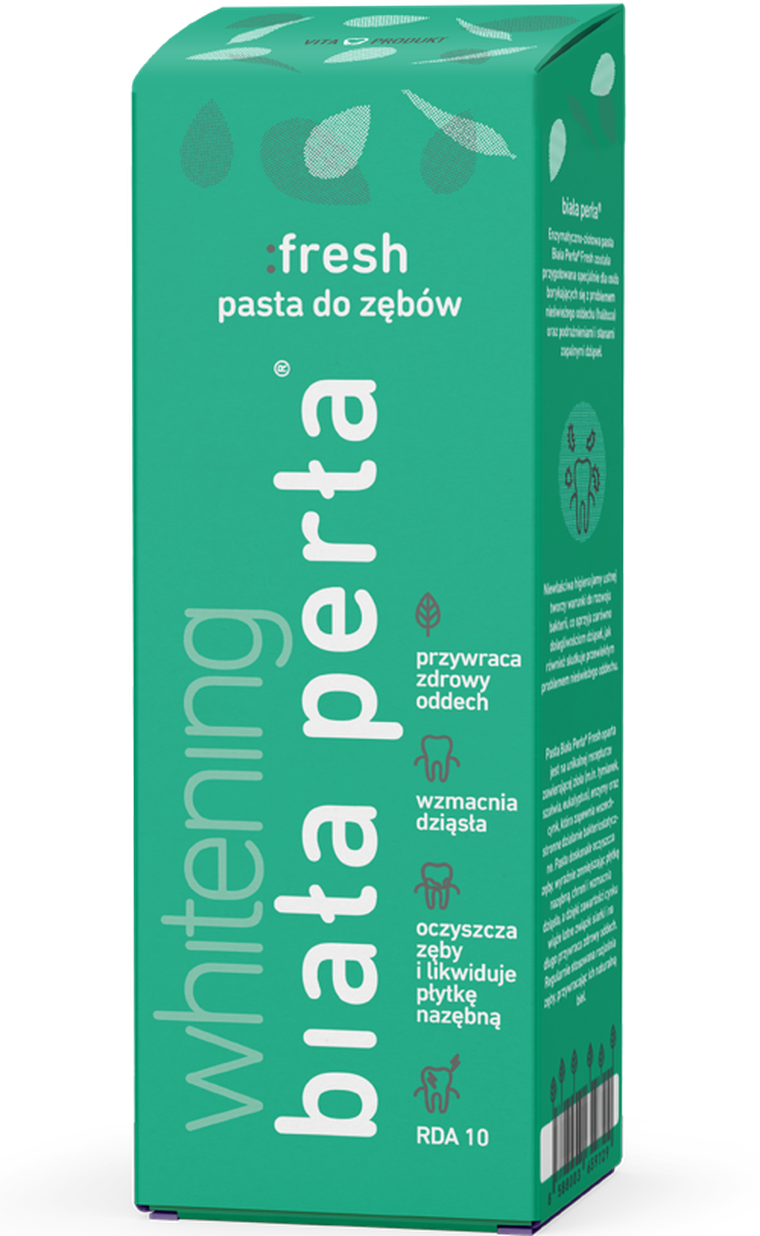 Biała Perła, ProPerio, pasta do zębów, świeży oddech, 75 ml