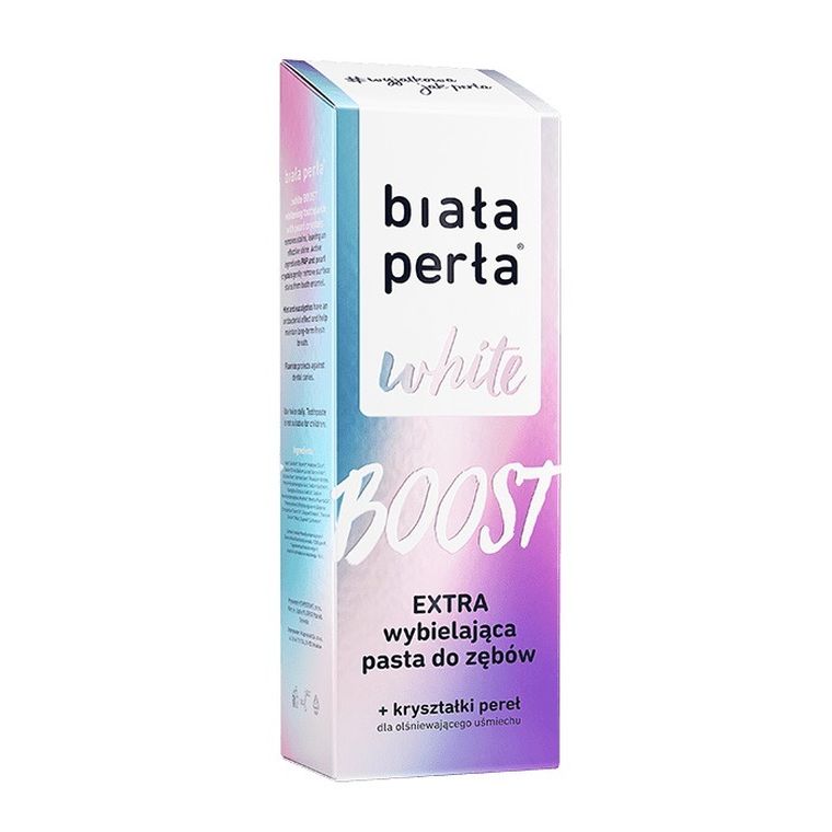 Biała Perła, White Boost, extra wybielająca pasta do zębów, 75 ml