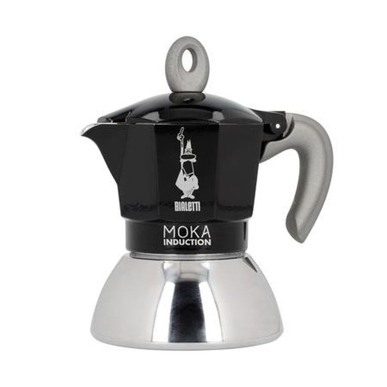 Bialetti, New Moka Induction, kawiarka, 2tz, czarna