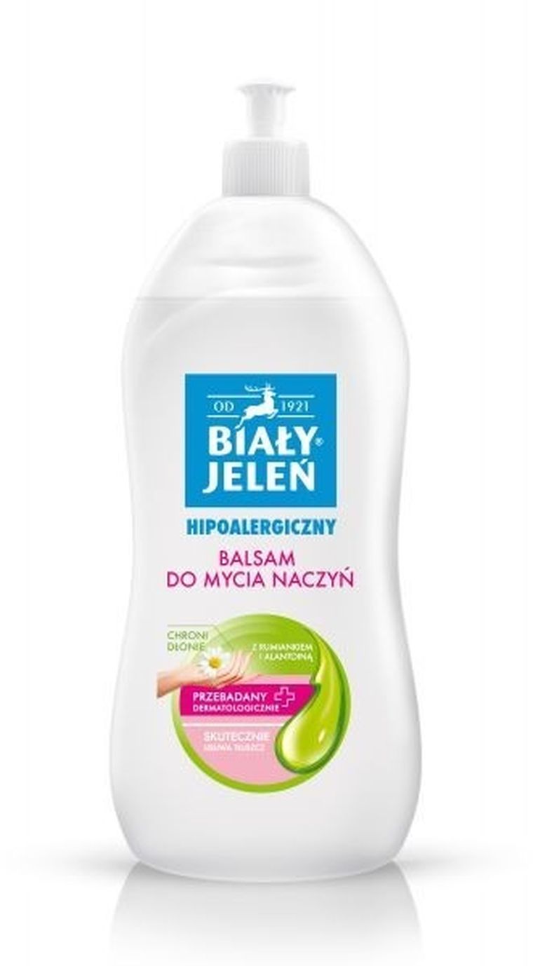Biały Jeleń, balsam do mycia naczyń z rumiankiem i alantoiną, 1l