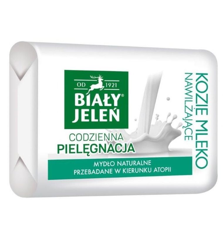 Biały Jeleń, Codzienna Pielęgnacja, mydło hipoalergiczne, Kozie Mleko, 100 g