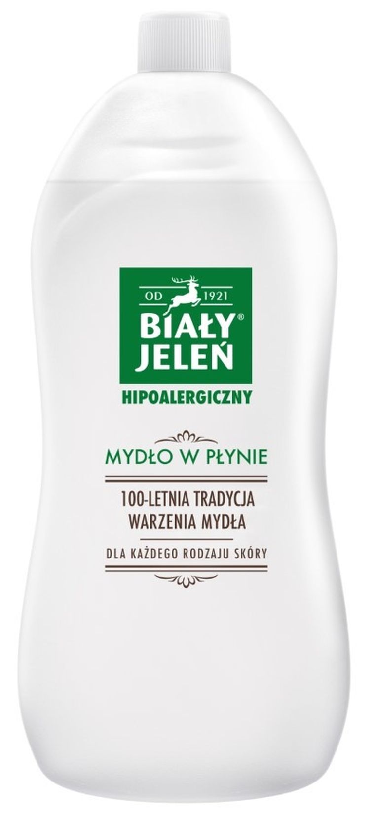 Biały Jeleń, hipoalergiczne mydło w płynie, zapas, 1L