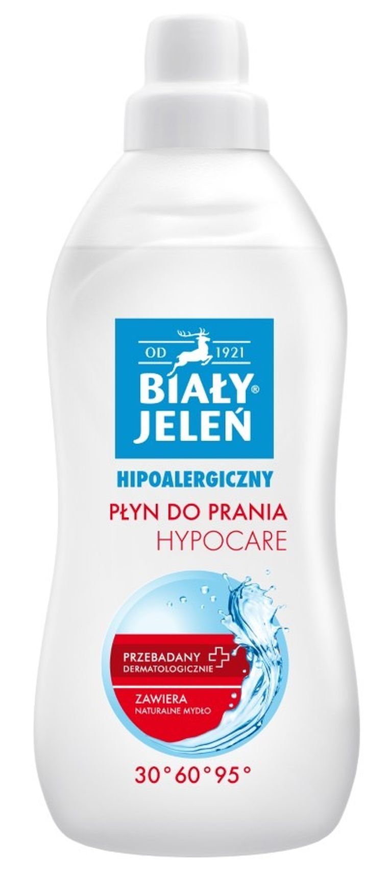 Biały Jeleń, HypoCare, płyn do prania, hipoalergiczny, 1l