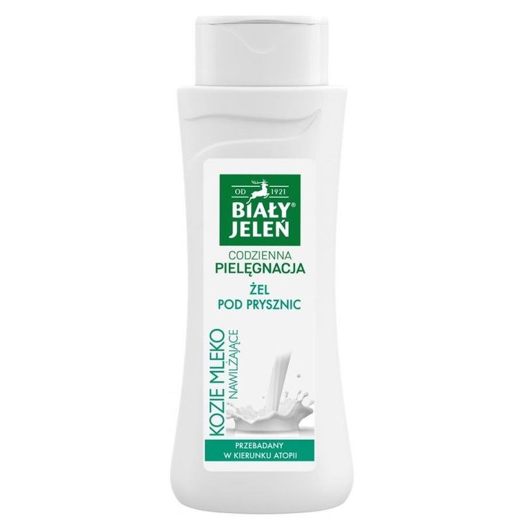 Biały Jeleń, Kozie mleko, żel pod prysznic, 300 ml