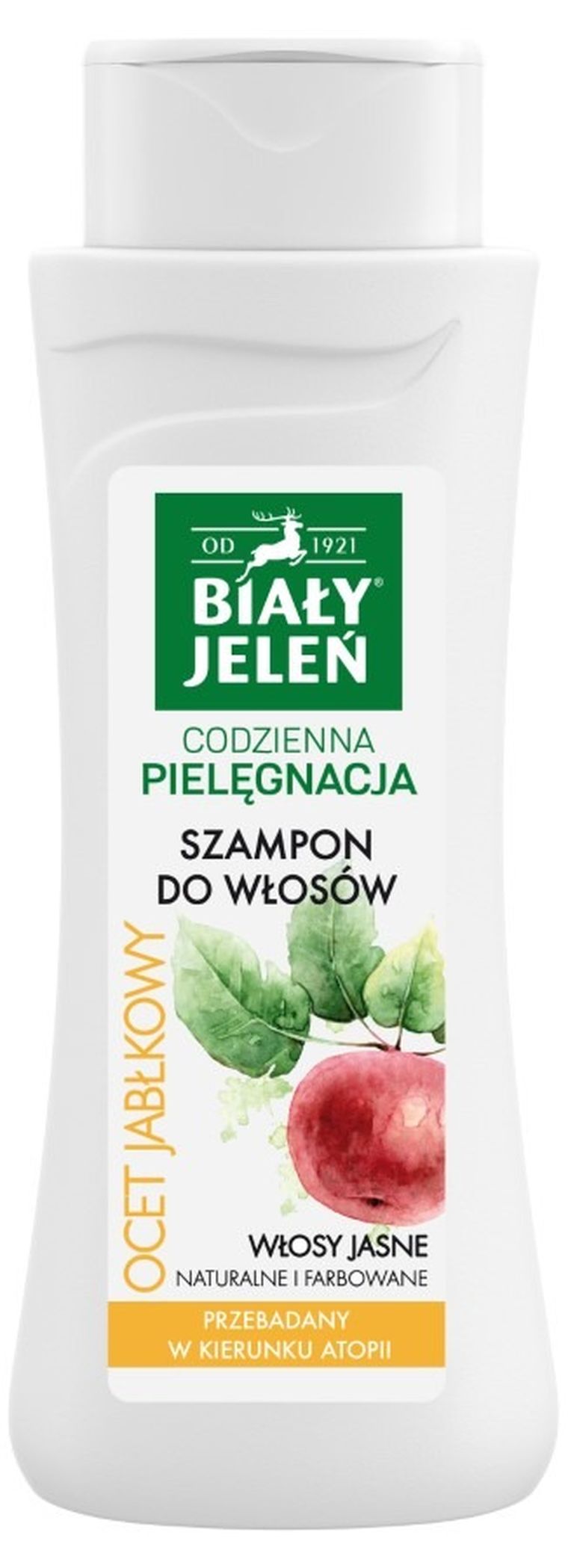 Biały Jeleń, szampon hipoalergiczny z octem jabłkowym, 300 ml