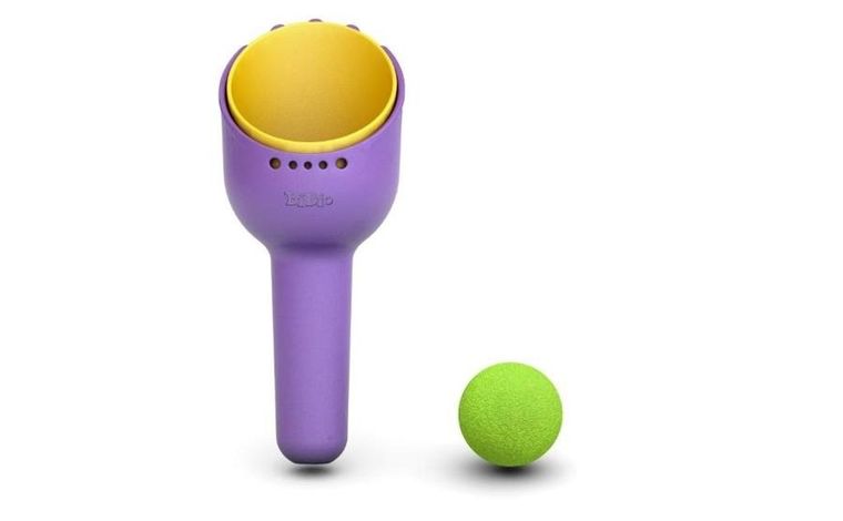 Bibio, łopatko-grabki, zabawka 3w1, fiolet