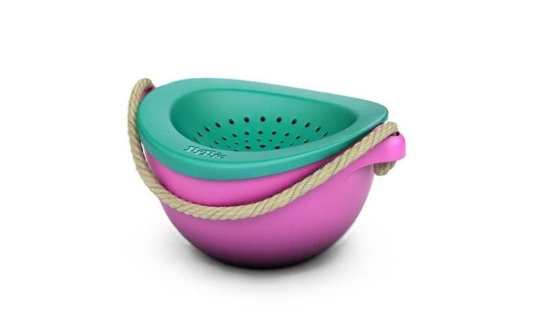 Bibio, wiaderko do piasku z sitkiem, róż