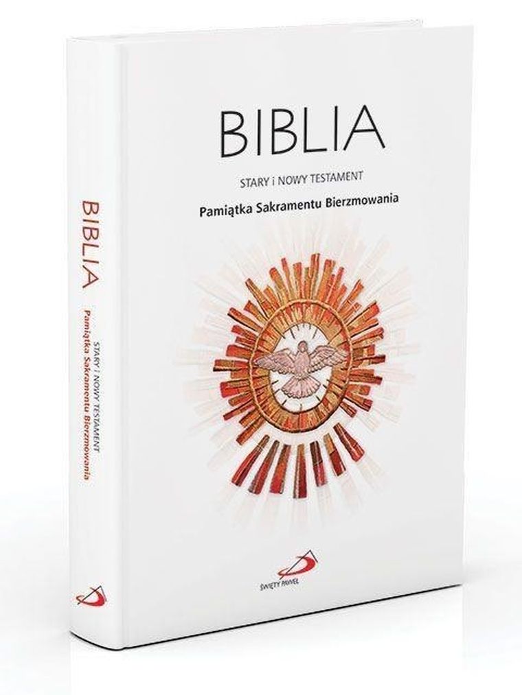 Biblia Stary i Nowy Testament. Pamiątka Sakramentu Bierzmowania