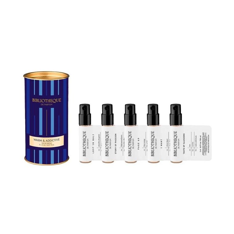 Bibliotheque de Parfum, Warm & Addictive, zestaw wód perfumowanych, 5-2 ml