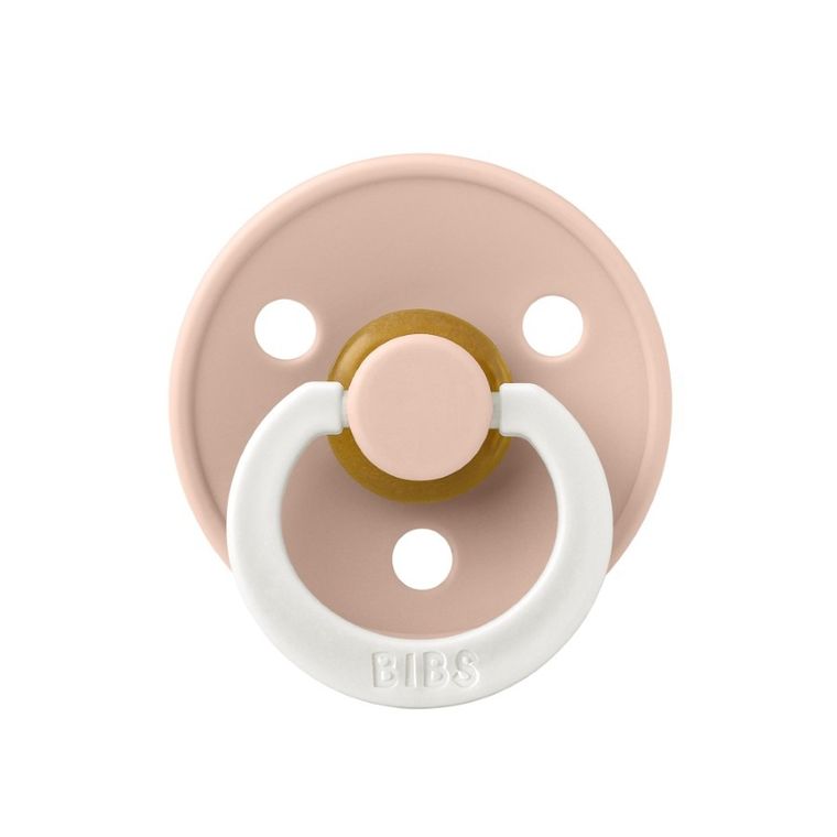 Bibs, Colour, smoczek uspokajający, kauczuk Hevea, Blush Glow, rozmiar 2