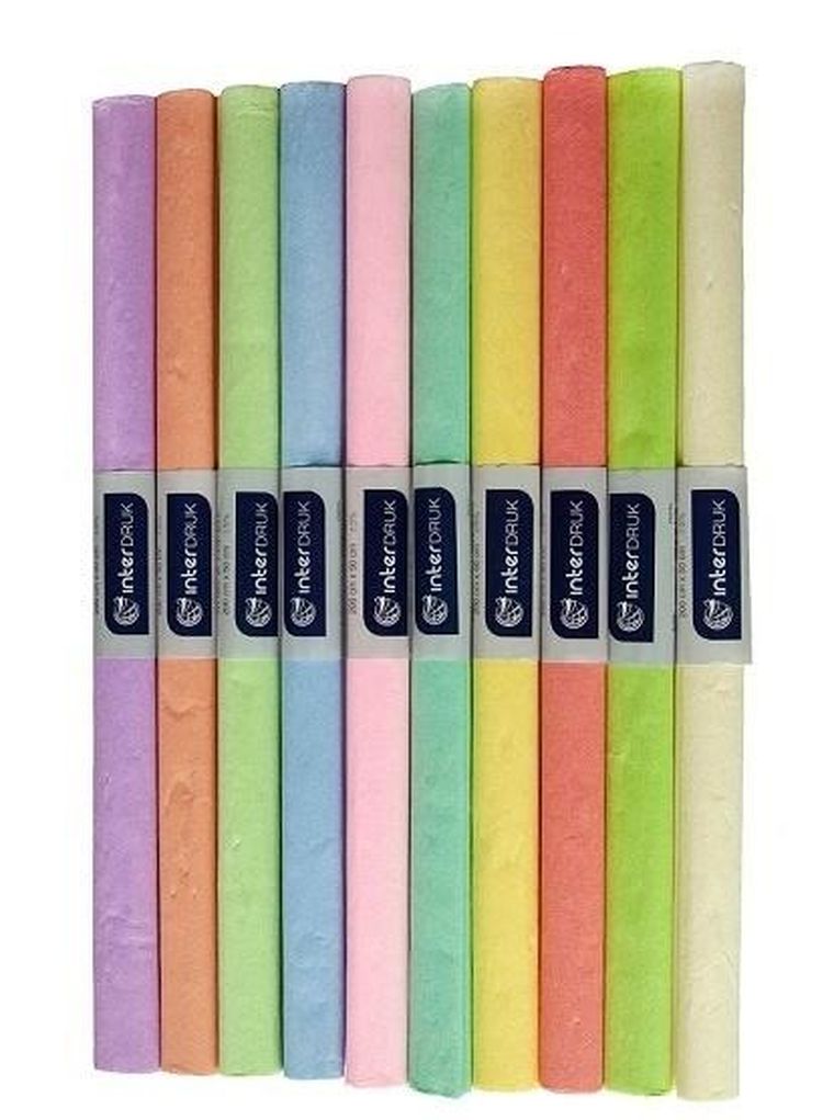 Bibuła marszczona, pastel, 10 szt.