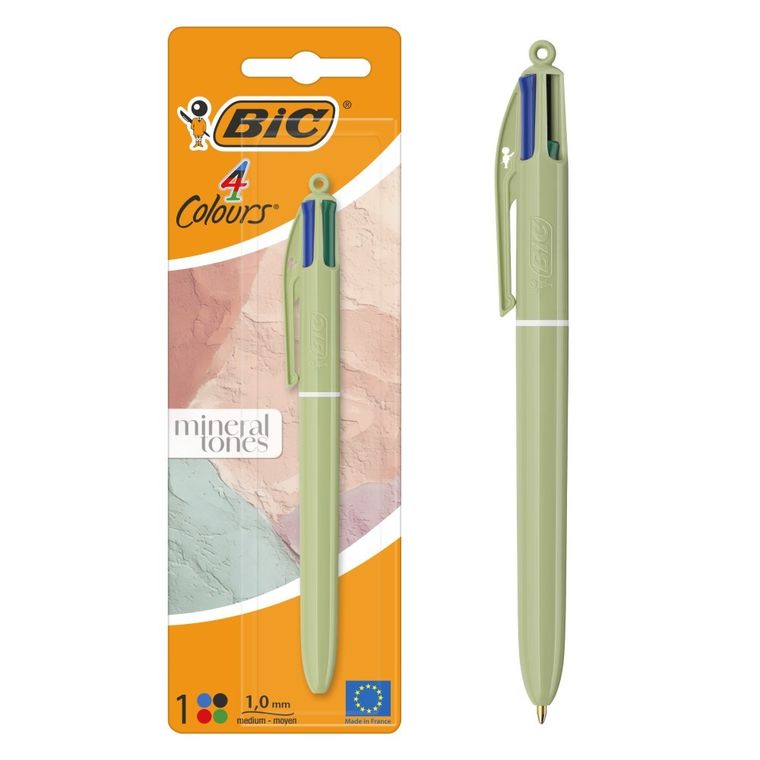 Bic, 4 Colors, Mineral Tones, długopis kolorowy 4w1