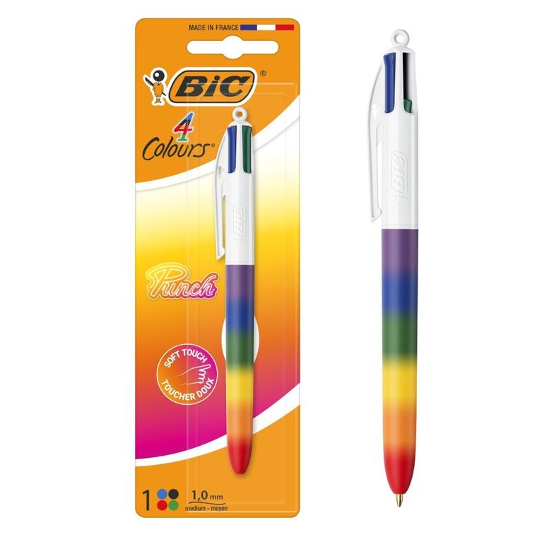 Bic, 4 Colors, Sweet Pastel, długopis kolorowy 4w1