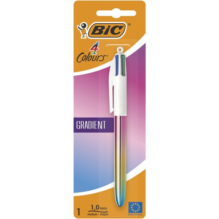 Bic, 4 Colours, Gradient, długopis kulkowy z 4 wkładami