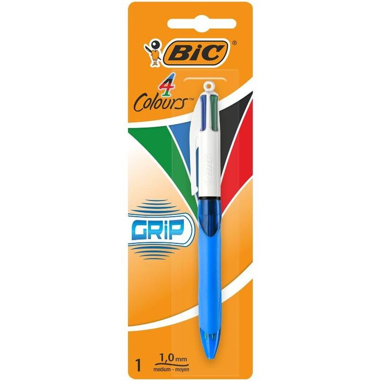 Bic, 4 Colours Grip, długopis