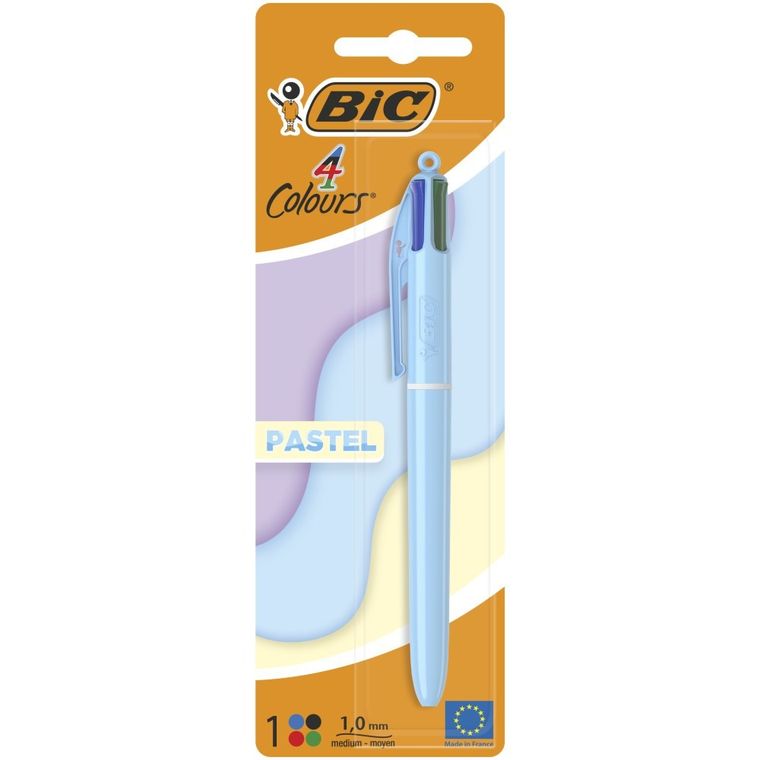 Bic, 4 Colours, Pastel, długopis, 1 szt.