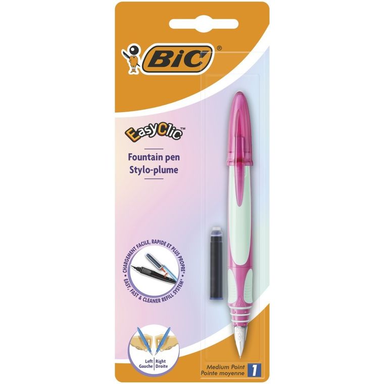 Bic, Easy Clic Standard, pióro wieczne + 1 nabój, 1 szt.