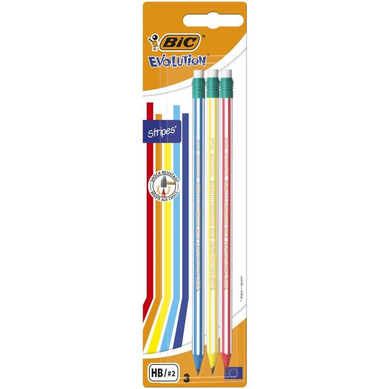 Bic, Evolution, ołówek HB z gumką