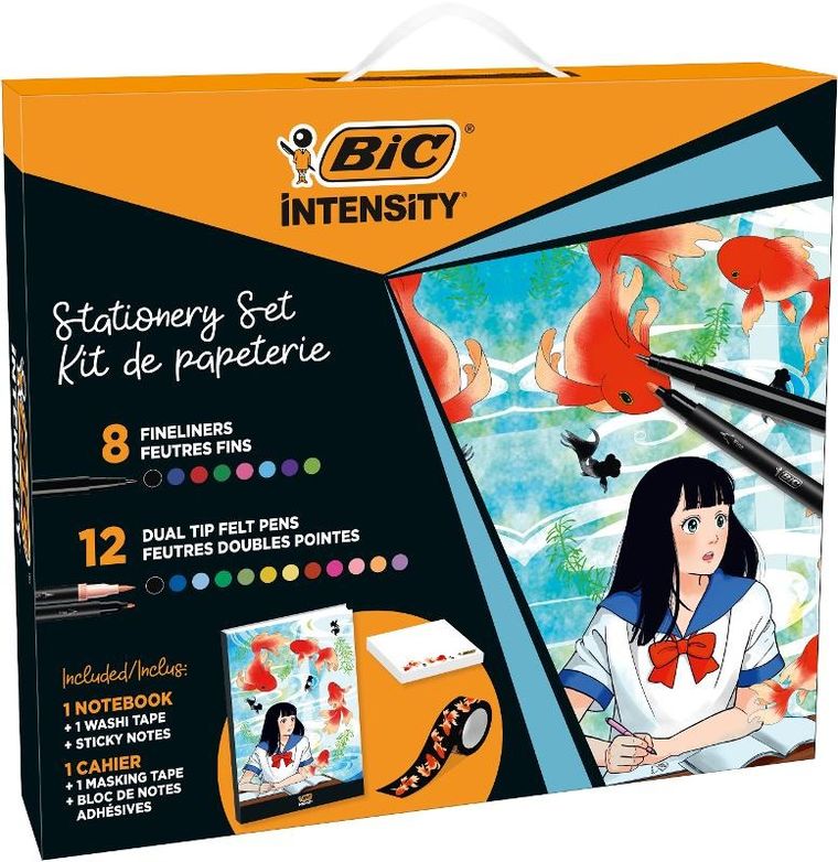 Bic, Intensity Manga, zestaw kreatywny, 8+12 szt.