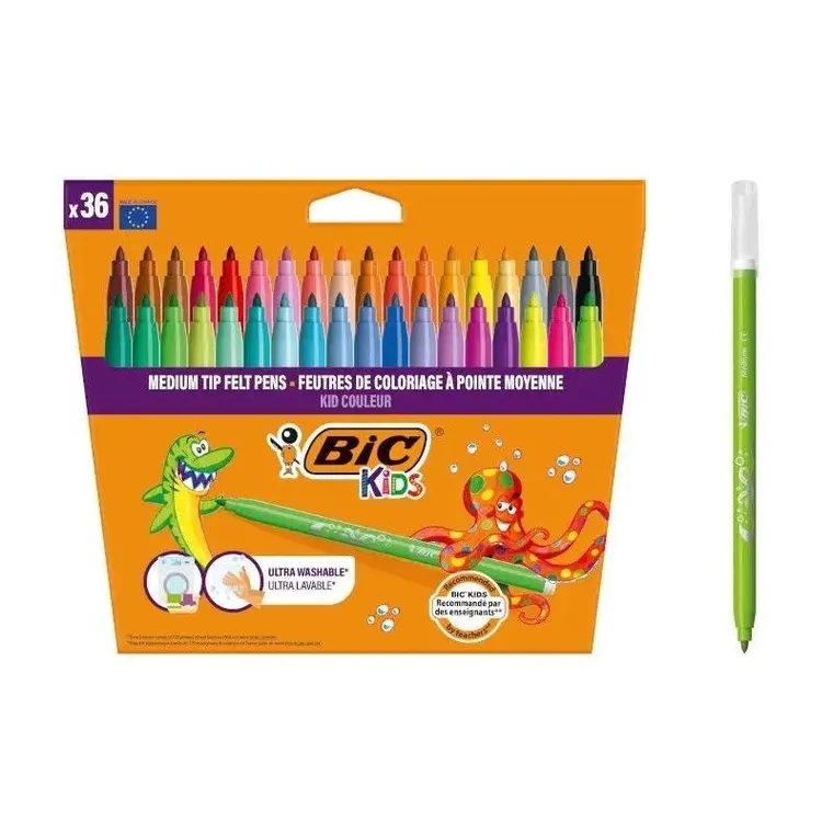 Bic, Kids Couleur, flamastry, 36 szt.