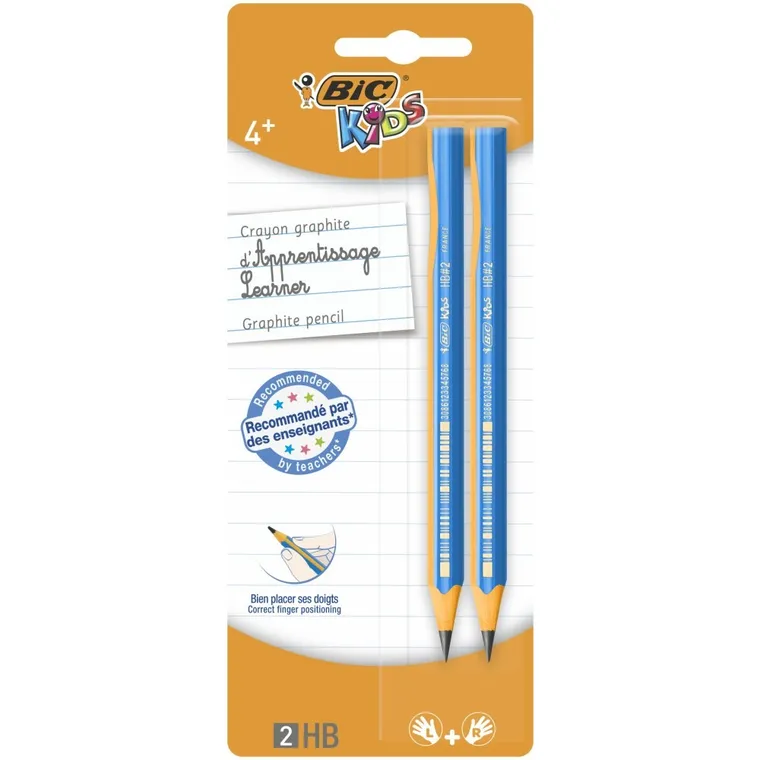 Bic, Kids, ołówek bez gumki, HB, 2 szt.