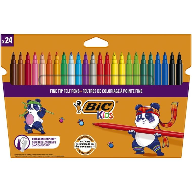 Bic, Kids, Visa, flamastry, 24 szt.