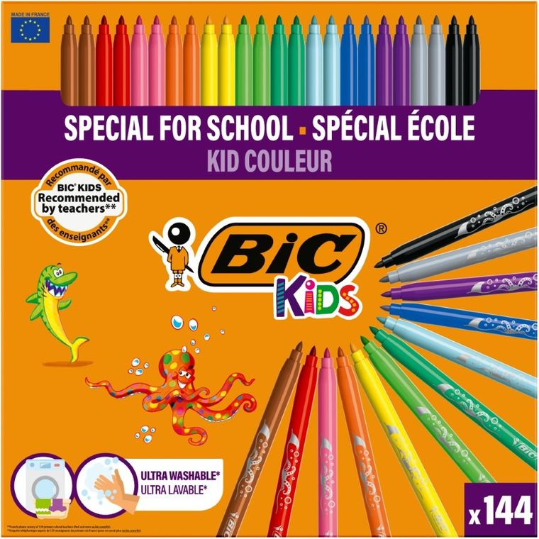 Bic Kids, zestaw piśmienniczy, 144 szt.
