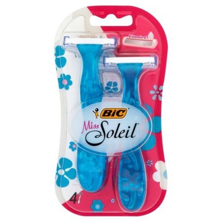 Bic, Miss Soleil Colour Collection 4, maszynka do golenia, 4 szt.