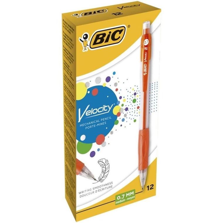 Bic, ołówek automatyczny Velocity 0.7mm, 12 szt.