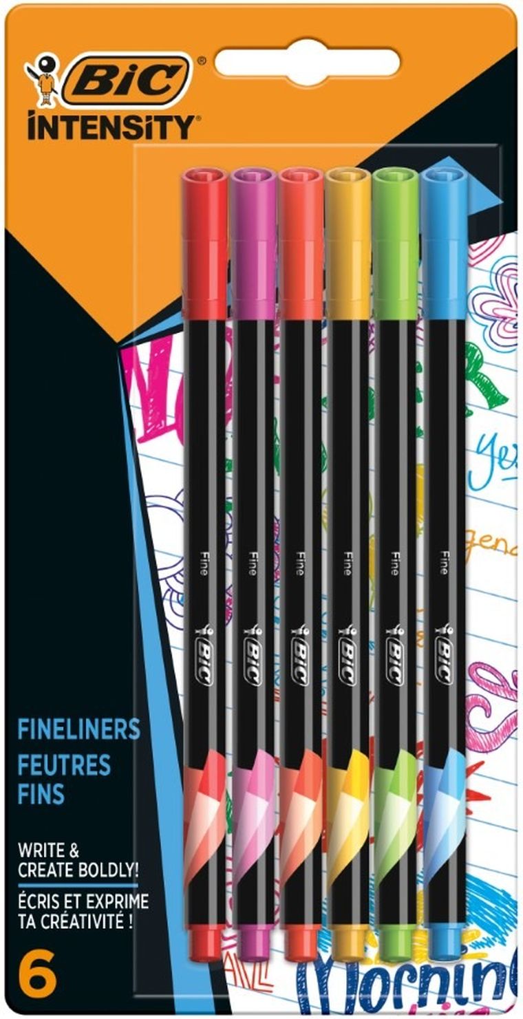 Bic, Rainbow, cienkopisy, 6 kolorów