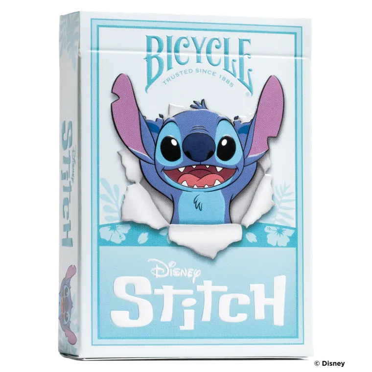 Bicycle, Disney, Stitch, karty do gry
