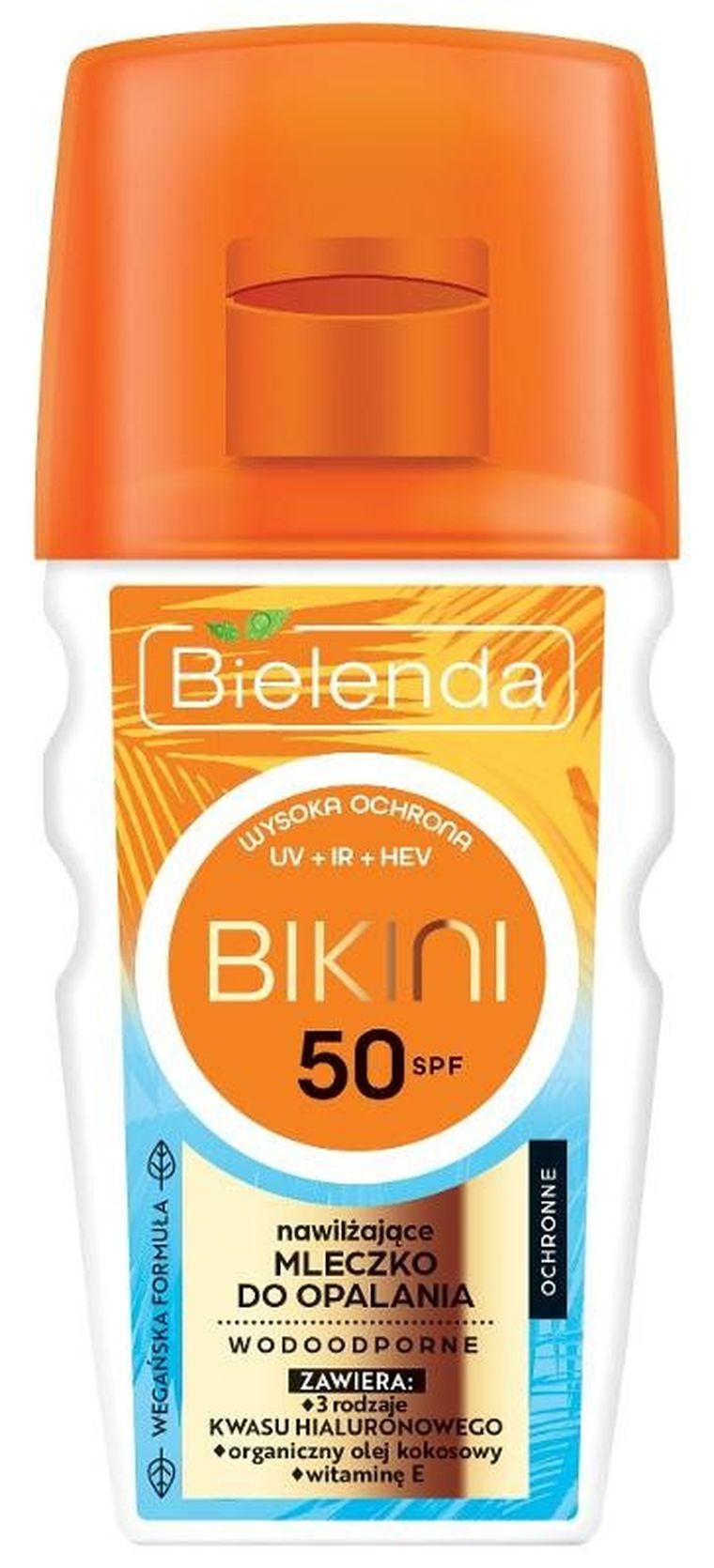 Bielenda, Bikini, nawilżające mleczko do opalania, SPF50, 125 ml