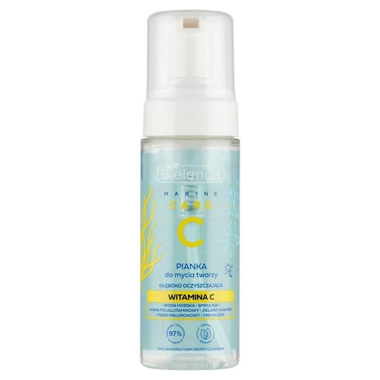 Bielenda, C Marine Care, pianka do mycia twarzy głęboko oczyszczająca, 150 ml
