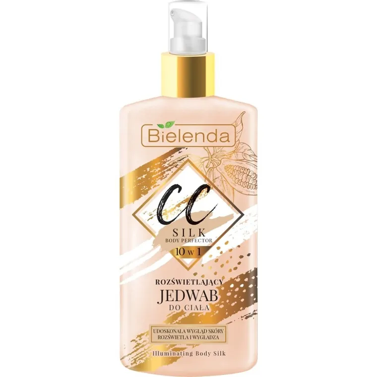 Bielenda, CC Silk Body Perfector, 10w1, jedwab do ciała rozświetlający, 150 ml