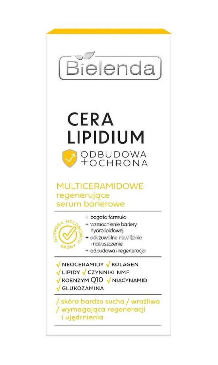 Bielenda, Cera Lipidium, odbudowa + ochrona multiceramidowe regenerujące serum barierowe, 30 ml