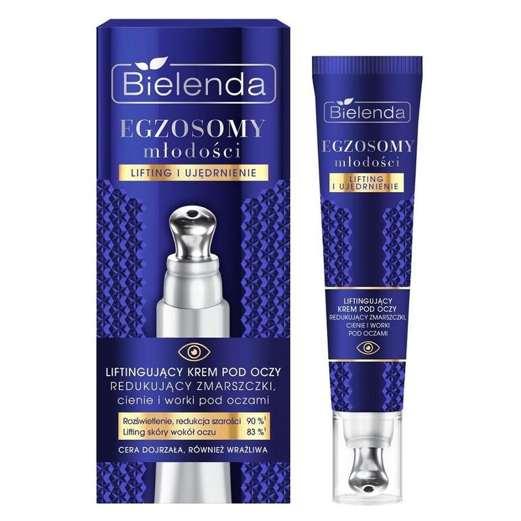 Bielenda, Egzosomy Młodości, liftingujący krem pod oczy, 15 ml