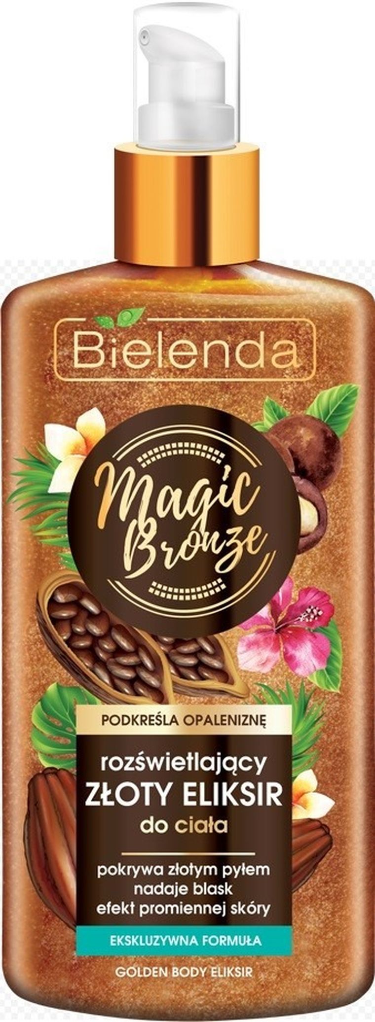 Bielenda, Magic Bronze, rozświetlający Złoty Eliksir do ciała, 150 ml