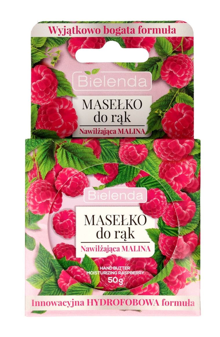 Bielenda, masełko do rąk, Nawilżająca Malina, 50g