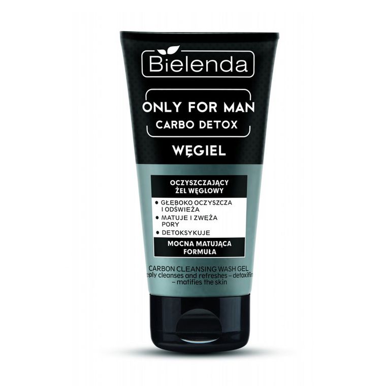 Bielenda, Only For Men Carbo Detox, żel węglowy, 150 g