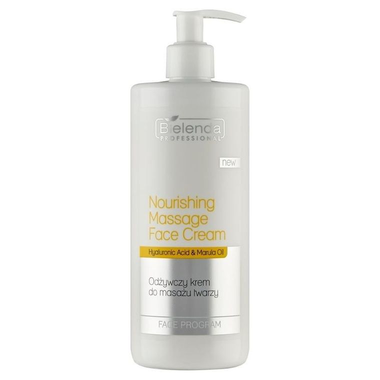 Bielenda Professional, Face Program, odżywczy krem do masażu twarzy, 500 ml