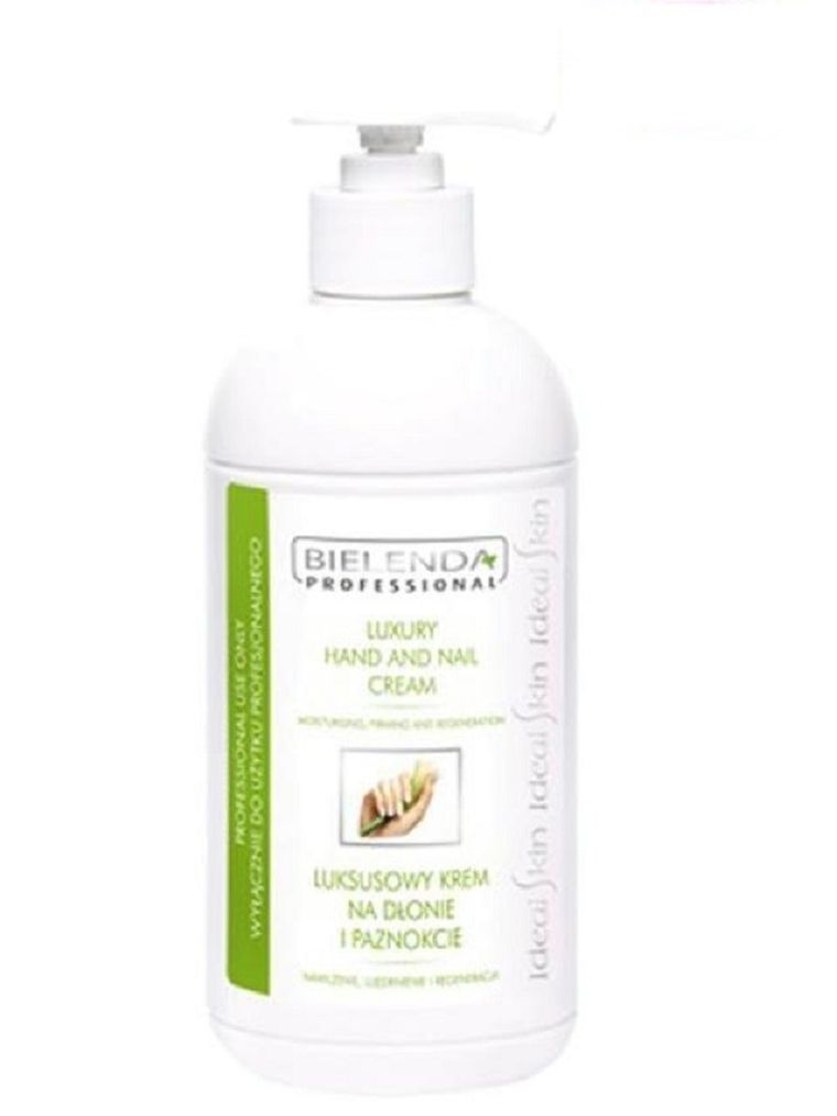 Bielenda Professional, Luxury Hand & Nail Cream Silk Proteins & Vitamin Complex, luksusowy krem do dłoni i paznokci, 500 ml