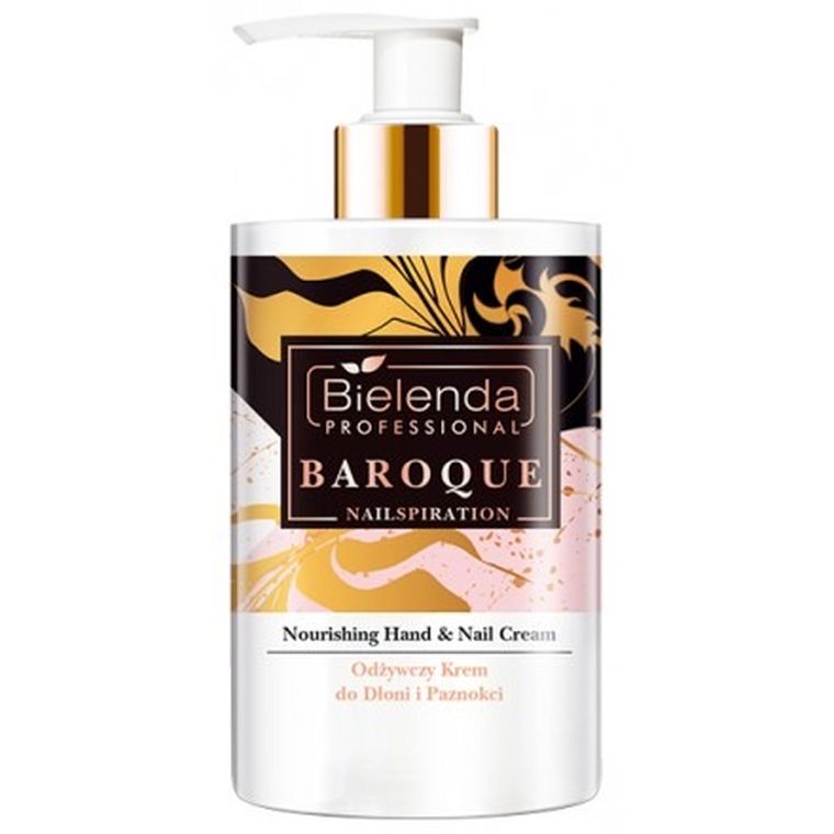 Bielenda Professional, Nailspiration Baroque, odżywczy krem do dłoni i paznokci, 300 ml