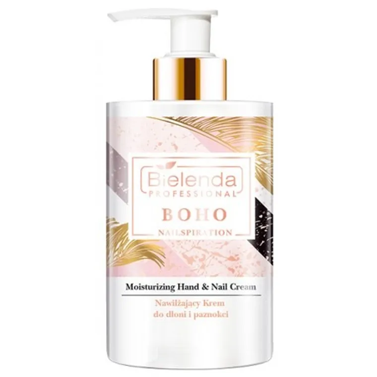 Bielenda Professional, Nailspiration Boho, nawilżający krem do dłoni i paznokci, 300 ml