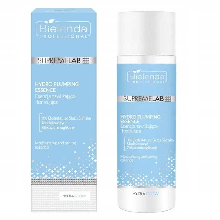 Bielenda Professional, SupremeLab Hydra Glow, esencja tonizująco-nawilżająca, 200 ml