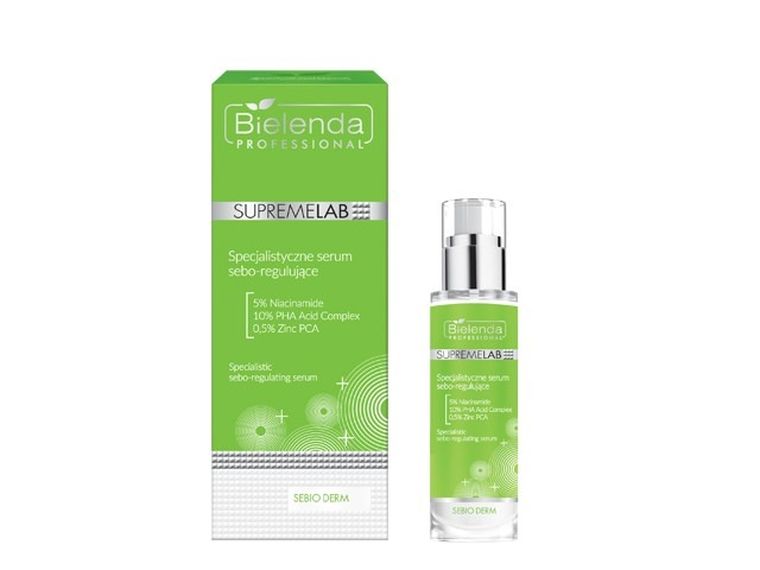 Bielenda Professional, SupremeLab Sebio Derm, specjalistyczne serum sebo-regulujące, 30 ml