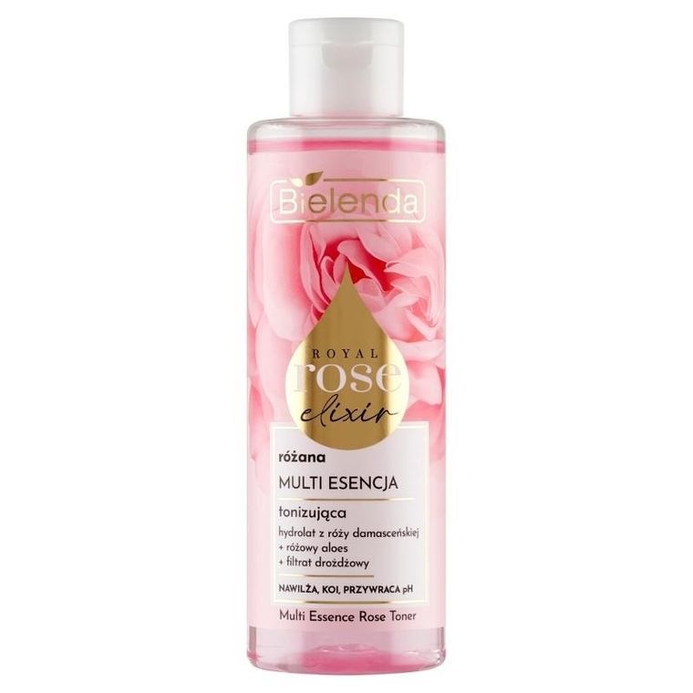 Bielenda, Royal Rose Elixir, różana multi esencja tonizująca, 200 ml